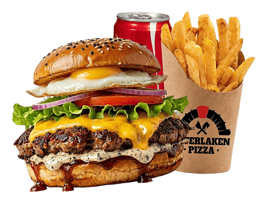 cheese beef burger  (برجر لحم البقر بالجبن)  